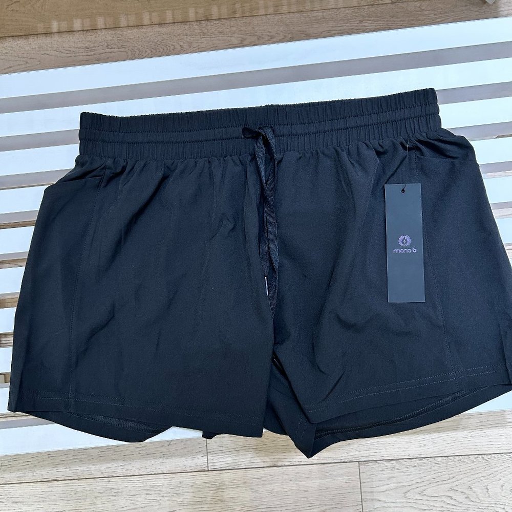 MONO B - Lined Active Wear Mesh Shorts